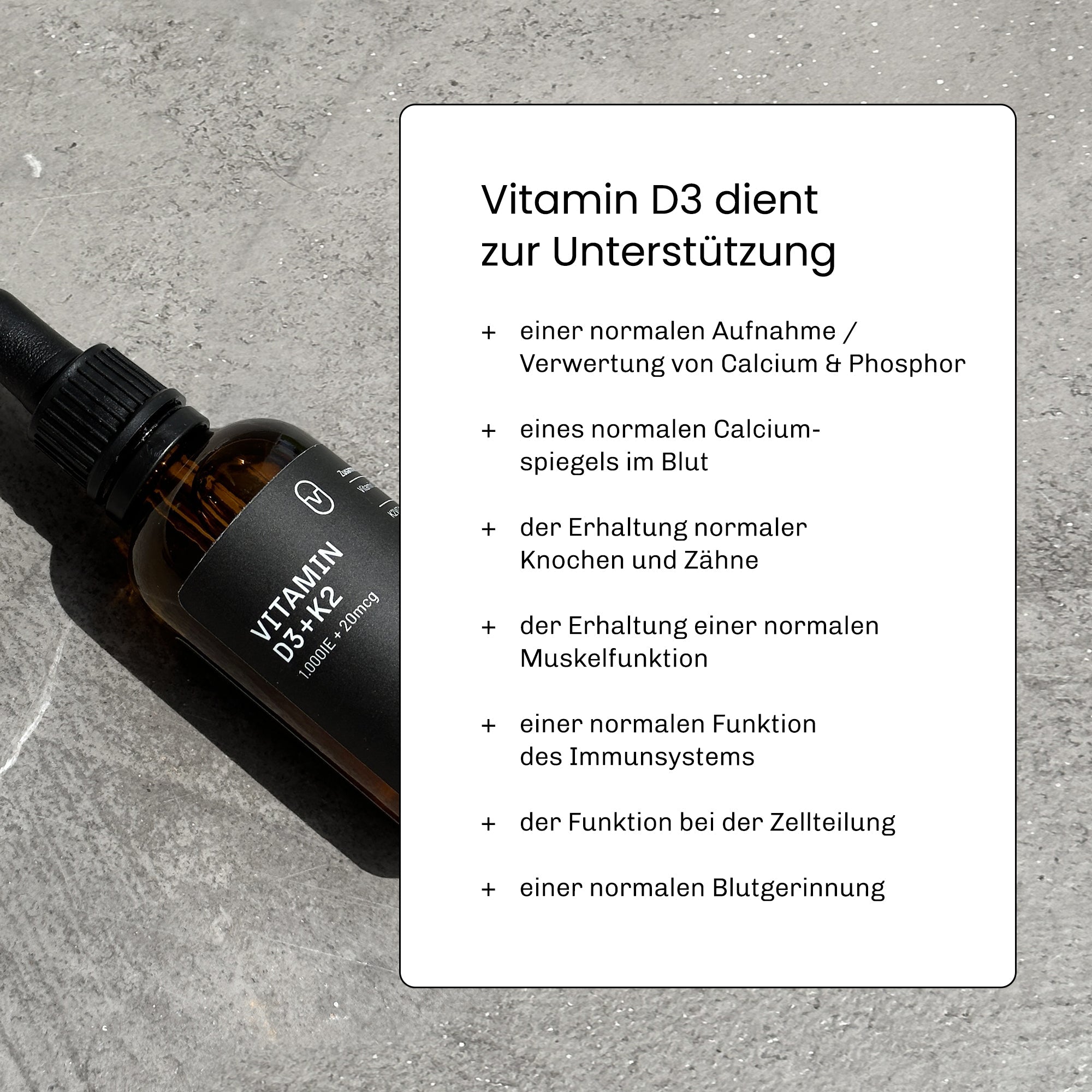 Vitamin D3+K2